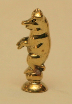 Wiener Miniatur Bronzen Tierbronze Schwein