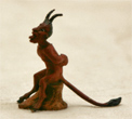 Wiener Miniatur Bronze Teufel wHw Hagenauer Jugendstilbronze