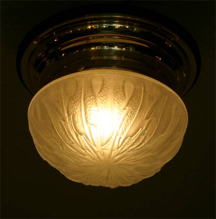 Jugendstil Art Deco Deckenlampe  Messing Lampe