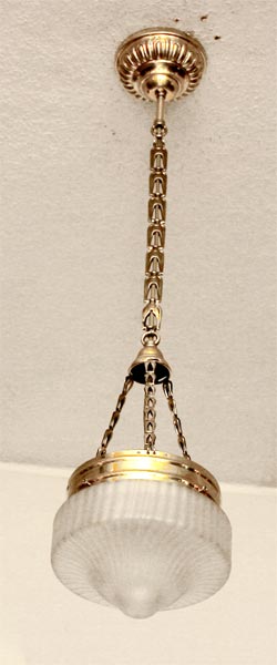 Art Deco Lampe Hängelampe Messing Jugendstil Deckenlampe