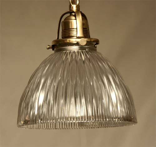 Art Deco Messing Lampe Hängelampe