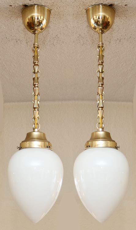 Art deco messinglampen nr 344