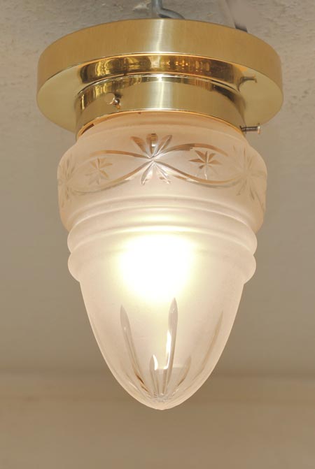 Art Deco Deckenlampe Messing Lampe