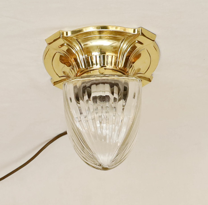 Jugendstil Deckenlampe Messinglampe