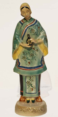 Goldscheider Keramik Figur Fine China USA Goldcrest