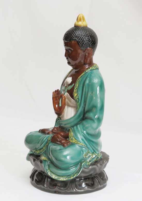 Keramos Figur Buddha Keramik Klieber