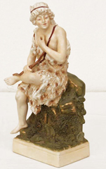 Jugendstil Keramik Royal Dux Duxer Porzellan Manufaktur