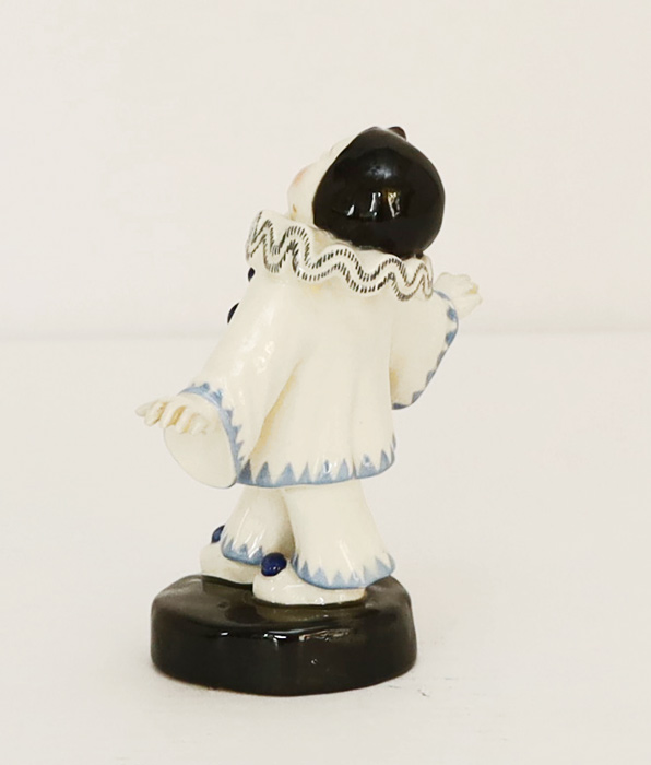 Jugendstil Keramik Figur Pierrot