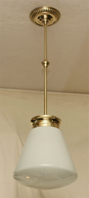 Art Deco Lampe Hängelampe Messing