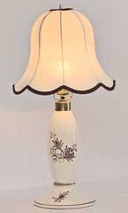 Keramiklampe Art Deco Jugendstil Tischlampe