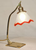 Art Deco Tischlampe Nachtkaestchenlampe Jugendstil Messing Lampe