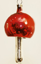Alter nostalgischer Glas Christbaumschmuck Fliegenpilz