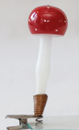 Glas Christbaumschmuck Fliegenpilz