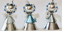 Nostalgischer Christbaumschmuck Gablonzer Engel