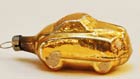Nostalgischer Alter Glas Christbaumbehang Auto