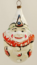 Alter nostalgischer Glas Christbaumbehang Clown