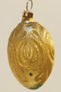 Alter nostalgischer Glas Christbaumschmuck Kugelfisch