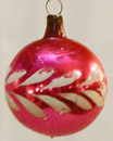 alte nostalgische Glas Christbaumkugel