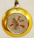 Nostalgischer Alter Glas Christbaumschmuck Reflektor