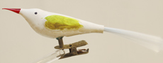 Nostalgischer Christbaumbehang Vogel