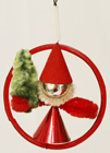Nostalgischer Christbaumbehang Weihnachtsmann Gablonzer