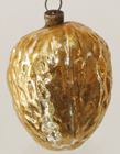 Glas Nostalgischer Antiker Christbaumbehang Christbaumschmuck Walnuss
