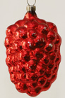 Alter nostalgischer Glas Christbaumbehang Traube