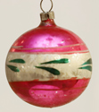 alte nostalgische Glas Christbaumkugel