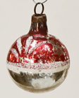 kleine nostalgische Glas Christbaumkugel