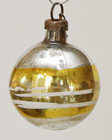 kleine nostalgische Glas Christbaumkugel