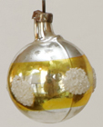 kleine nostalgische Glas Christbaumkugel