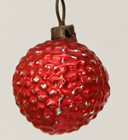 kleine nostalgische Glas Christbaumkugel