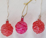 kleine nostalgische Glas Christbaumkugel