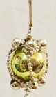 Gablonzer Christbaumschmuck Glaskugel Alter Glasperlenschmuck