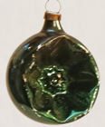 Nostalgischer Alter Glas Christbaumschmuck Reflektor