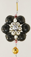 Gablonzer Christbaumschmuck Stern Alter Glasperlenschmuck