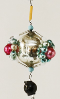 Gablonzer Christbaumschmuck Stern Alter Glasperlenschmuck