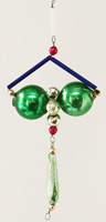 Gablonzer Christbaumschmuck Stern Alter Glasperlenschmuck