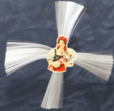Alter nostalgischer Christbaumbehang Christbaumschmuck Glasfaeden