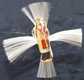 Alter nostalgischer Christbaumbehang Christbaumschmuck Glasfaeden
