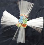 Alter nostalgischer Christbaumbehang Christbaumschmuck Glasfaeden