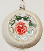 Nostalgischer Alter Glas Christbaumschmuck Reflektor