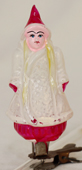 Nostalgischer Alter Christbaumschmuck Schneemaedchen