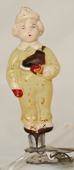 Nostalgischer Alter Christbaumschmuck Schlittschuhmaedchen