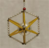 Nostalgischer Alter Christbaumbehang Stern Christbaumschmuck Gablonzer Glasperlenschmuck