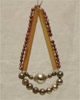 Nostalgischer Alter Christbaumbehang Christbaumschmuck Gablonzer Glasperlenschmuck