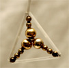 Nostalgischer Alter Christbaumbehang Christbaumschmuck Gablonzer Glasperlenschmuck