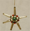 Nostalgischer Alter Gablonzer Glasperlenschmuck Weihnachtstern