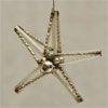 Nostalgischer Alter Gablonzer Glasperlenschmuck Stern