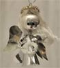 Nostalgischer Alter Glas Christbaumbehang Christbaumschmuck Engel